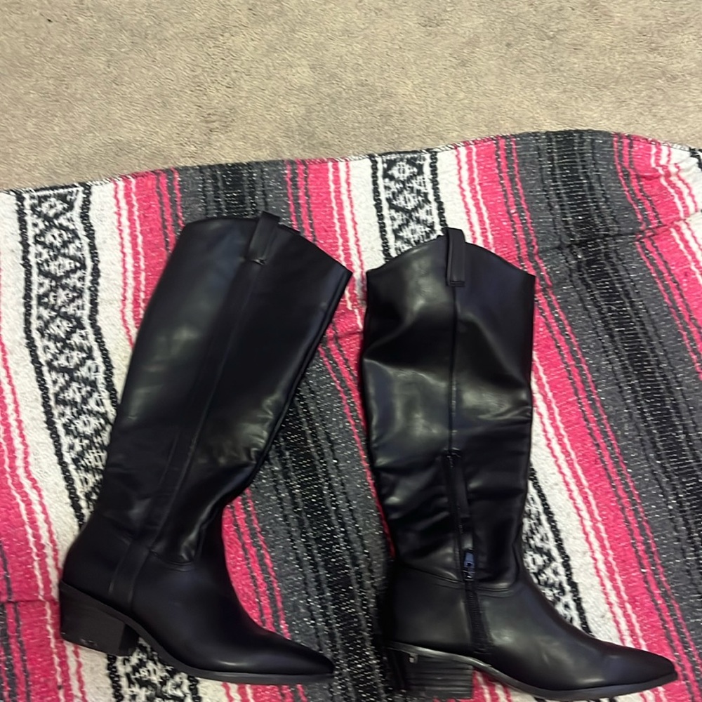 knee high heeled boots - target